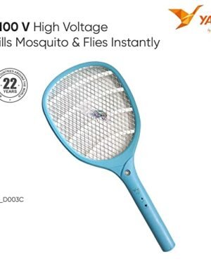 Mosquito Swatter Racket with 500 mAh Lithium USB Chargeable Battery