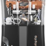 Kinsco Aqua Flame Pro ISI Mark with Zinc Copper and Alkaline Tds Adjuster 15 L RO + UV + UF + Copper Guard + pH enhancer Water Purifier  (Black)
