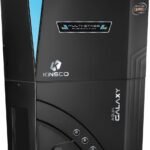 Kinsco Aqua Galaxy ISI Mark 16 L RO + UF + UV + Copper + Alkaline + Mineralizer Water Purifier (Black Blue)