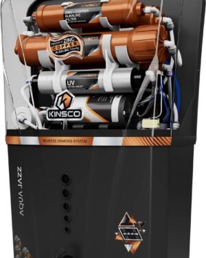 Kinsco Aqua Accent ISI Mark 15 L RO + UV + UF + Copper Guard + pH enhancer Water Purifier  (Black)